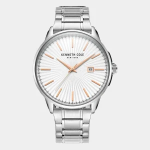 Reloj con manilla metalica para hombre